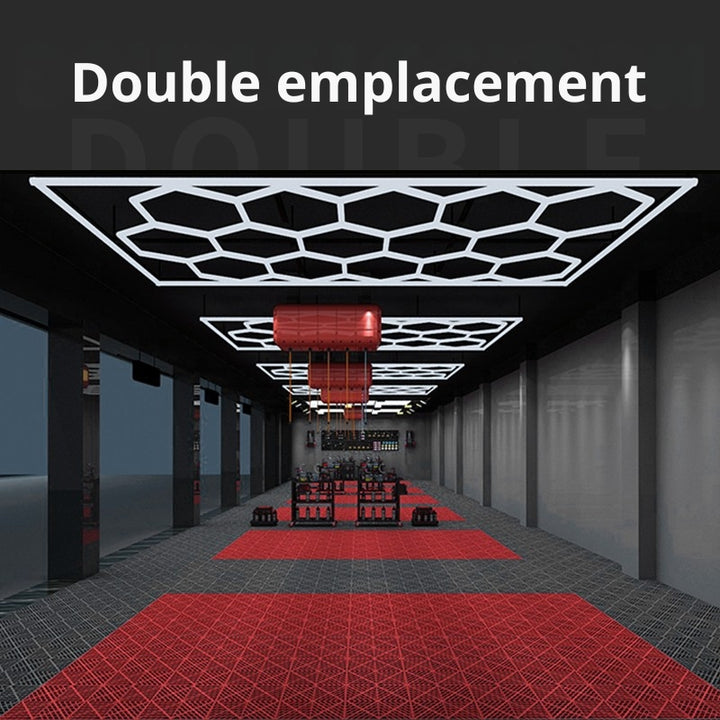 Kit 14 LED Hexagonal 562,5W avec cadre 110lm/w