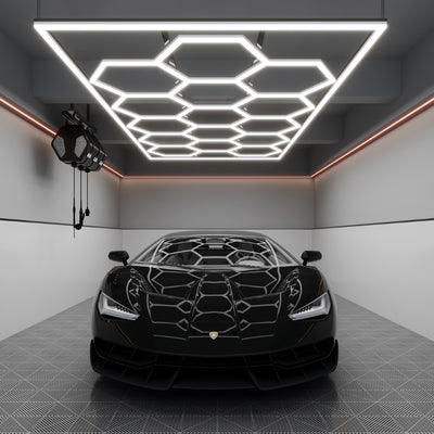 Kit 15 LED Hexagonal 582W avec cadre 110lm/w