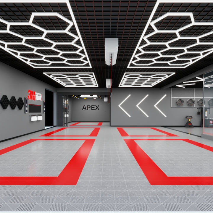 Kit 14 LED Hexagonal 562,5W avec cadre 110lm/w