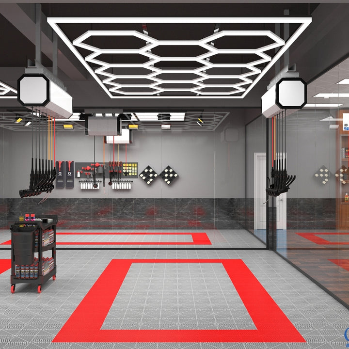 Kit 14 LED Hexagonal 562,5W avec cadre 110lm/w