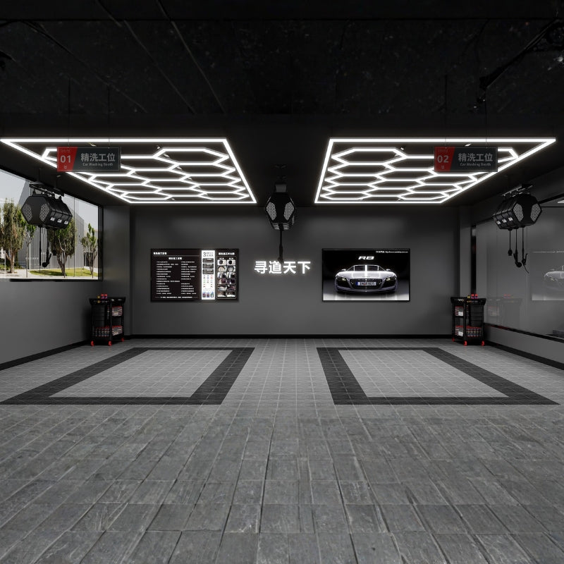 Kit 14 LED Hexagonal 562,5W avec cadre 110lm/w