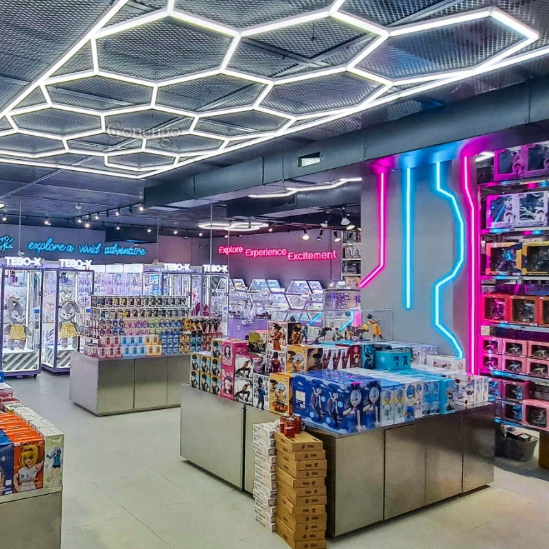 Kit 14 LED Hexagonal 562,5W avec cadre 110lm/w