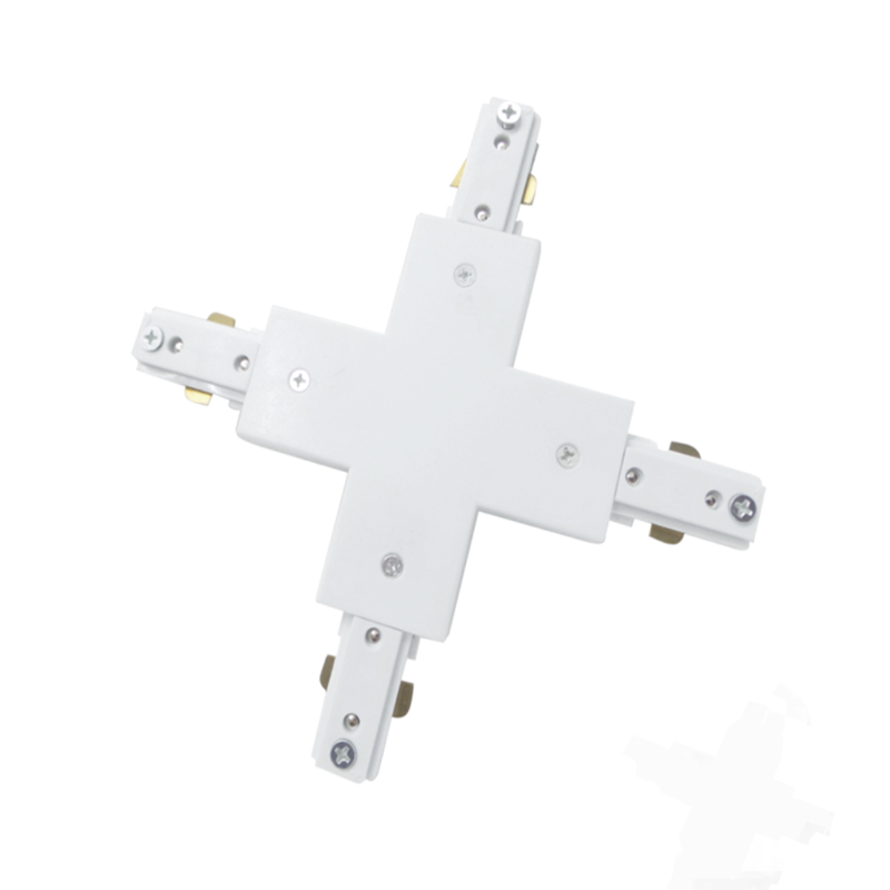 Connecteur X Rail Triphasé Blanc
