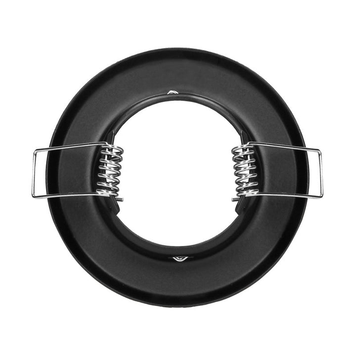 Support Spot GU10/MR16 Encastrable Rond Acier Noir