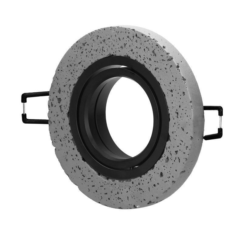 Support Spot GU10/MR16 Encastrable Rond Orientable Béton