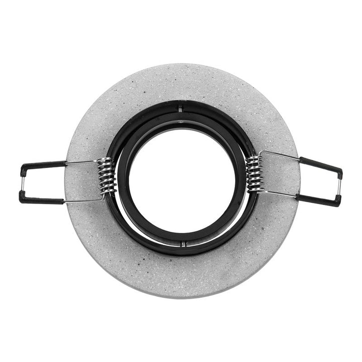 Support Spot GU10/MR16 Encastrable Rond Orientable Béton