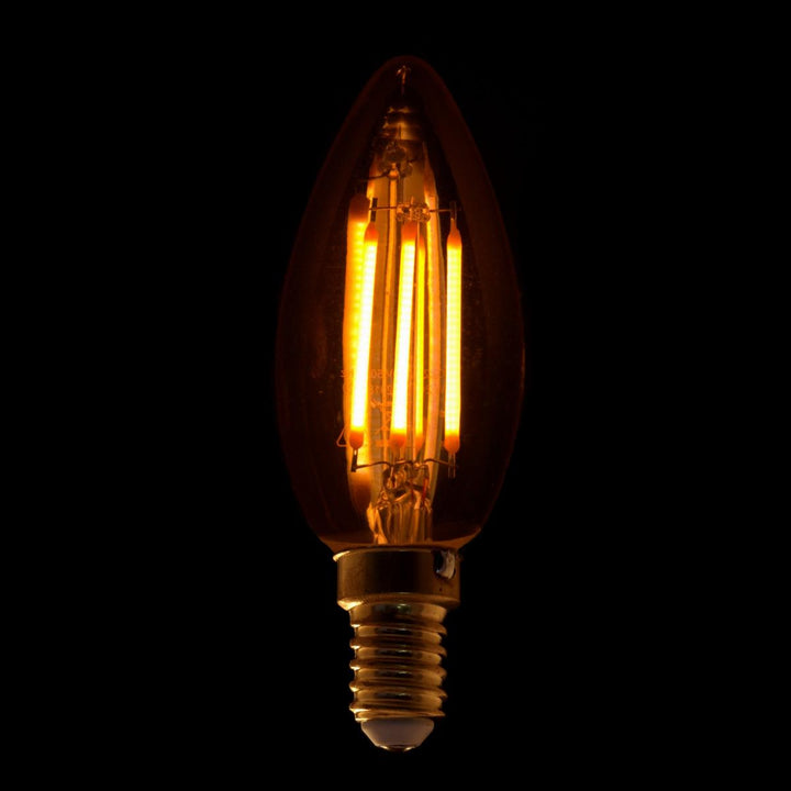 Ampoule E14 LED Filament 4W C35 Bougie (Pack de 10)