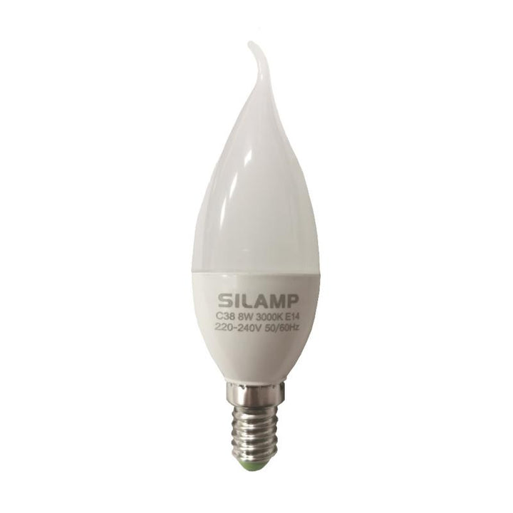 Ampoule E14 LED Flamme 8W 220V Ø38mm (Pack de 10)