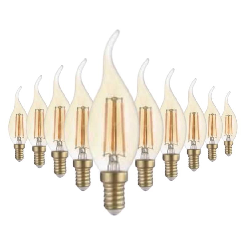 E14 LED FLAME FILAMENT 4W T35 bulb