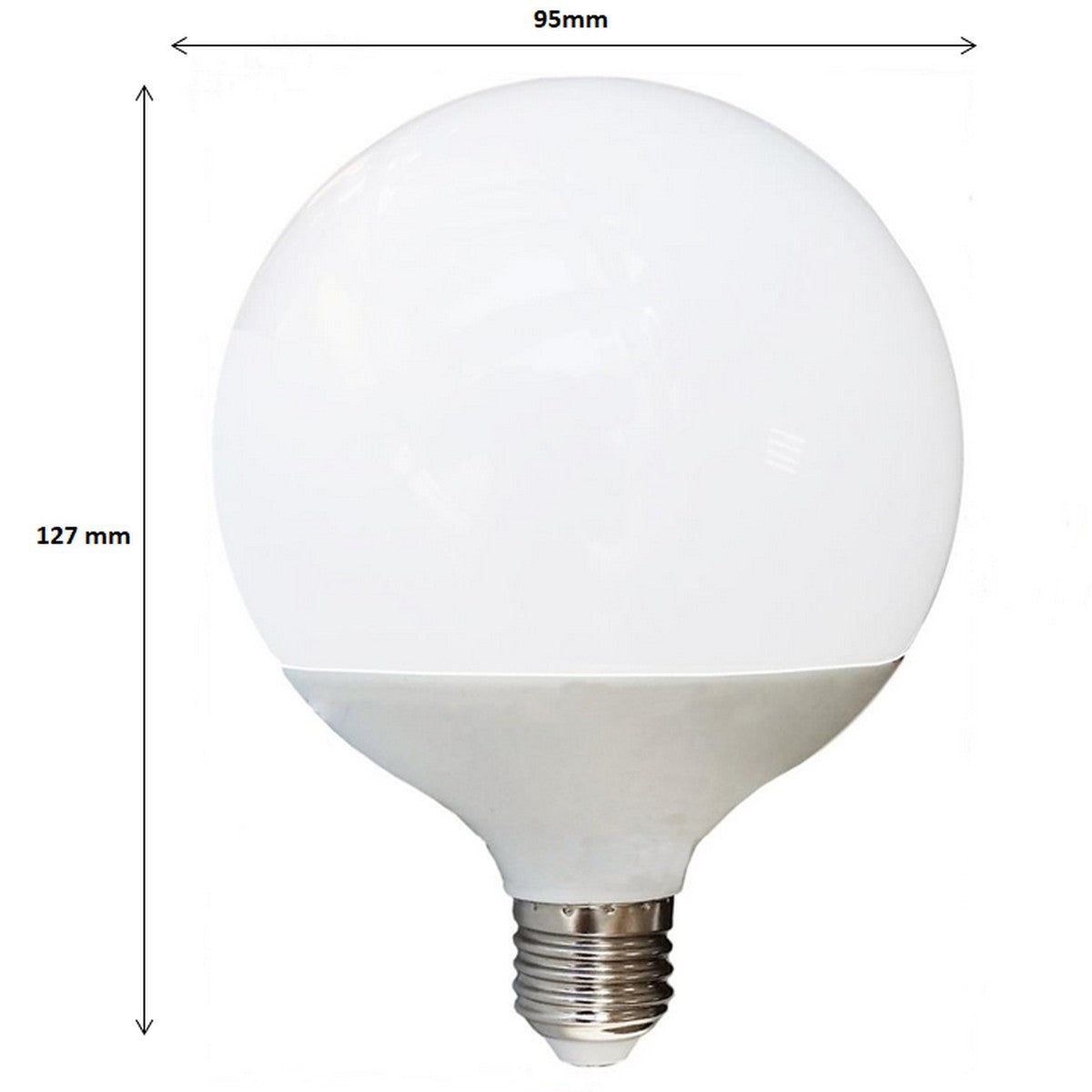 Bulbo E27 LED 12W 220V G95 300 °