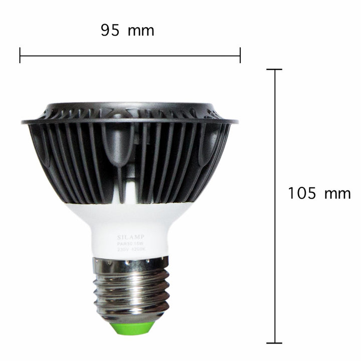 Bulb E27 LED 15W 220V 12led by 30 24 °