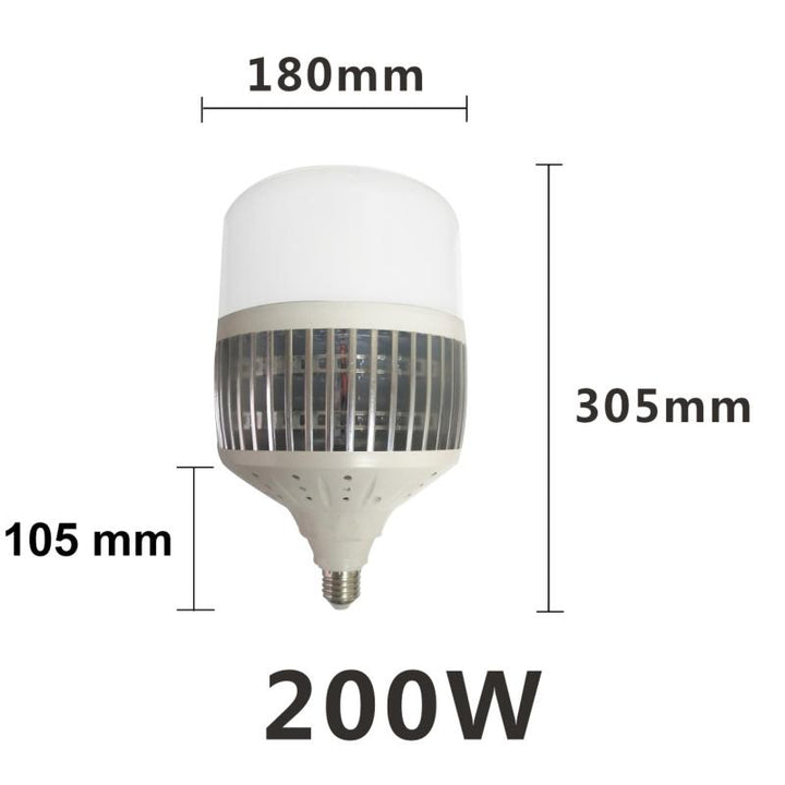 E27 LED 200W 220V 270 ° bol lamp
