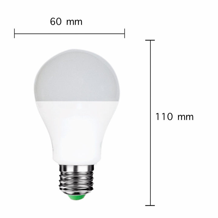 Ampoule E27 LED 9W 220V A60 180°