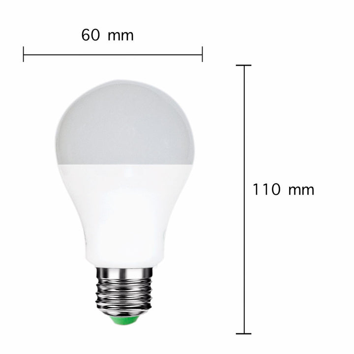 Ampoule E27 LED 9W 220V A60 180° (Pack de 10)