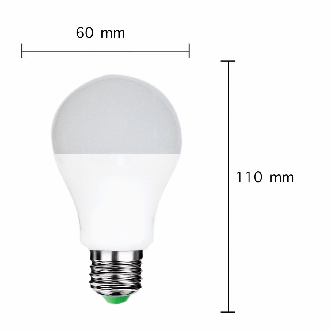 Ampoule E27 LED 9W 220V A60 180° (Pack de 5)
