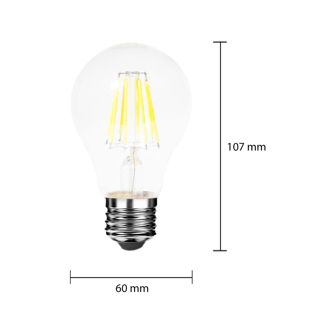 E27 LED Filament 6W 220V COB 360 ° bulb