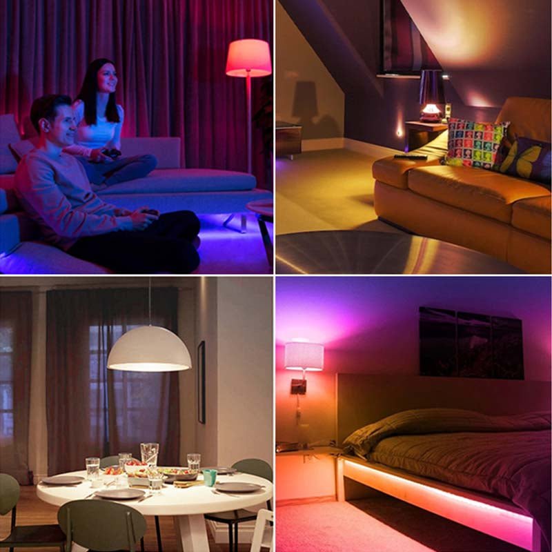 Ampoule LED Connectée Wifi E14 5.5W RGBW C37 (Pack de 5)