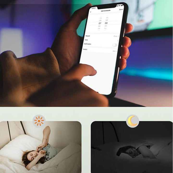 Ampoule LED Connectée Wifi E14 5.5W RGBW C37 (Pack de 10)