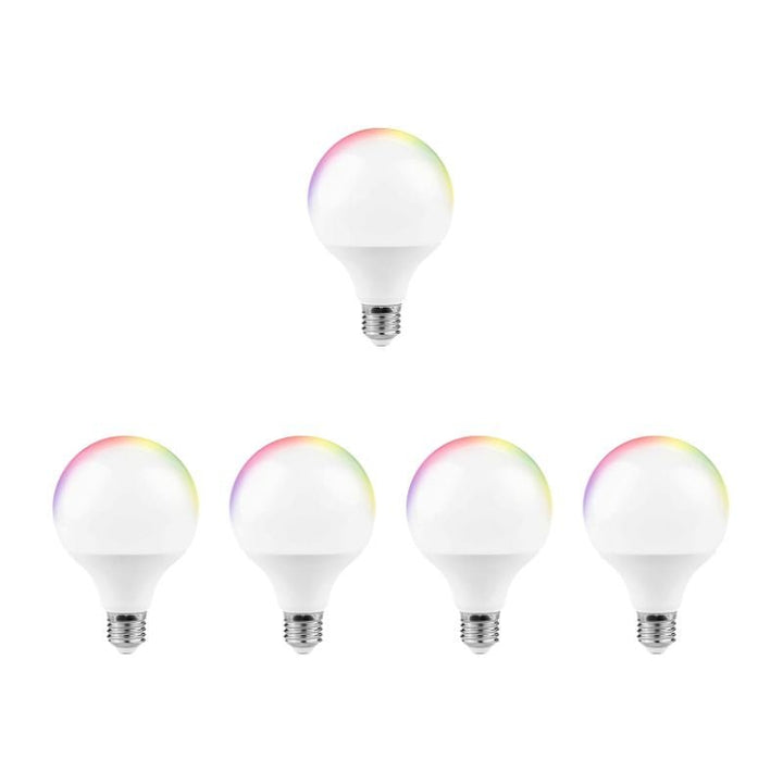 Ampoule LED Connectée Wifi E27 11W G95 RGBW (Pack de 10)