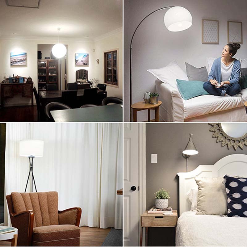 Ampoule LED Connectée Wifi E27 9W RGBW A60 (Pack de 5)