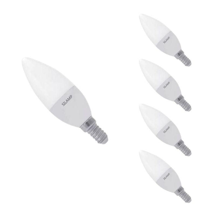 Ampoule E14 LED 8W 220V C37 180° (Pack de 5)