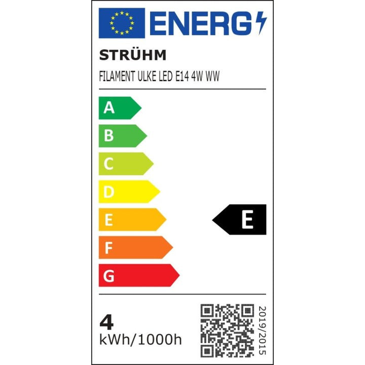 Ampoule LED E14 G45 4W Filament