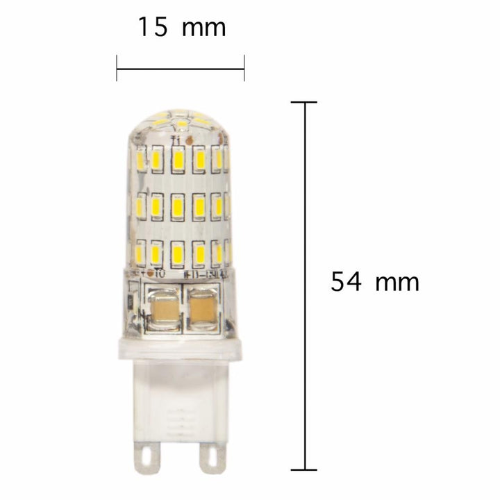 Bulbo LED G9 5W 220V SMD2835 45led 360 °