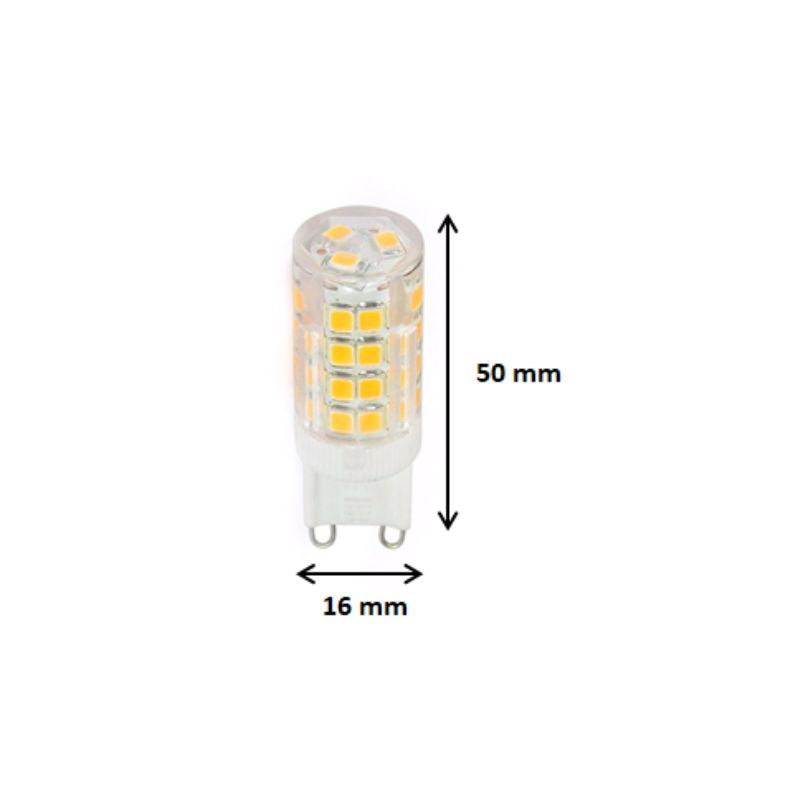 LED -lamp G9 5W 220V SMD2835 51LED 360 °