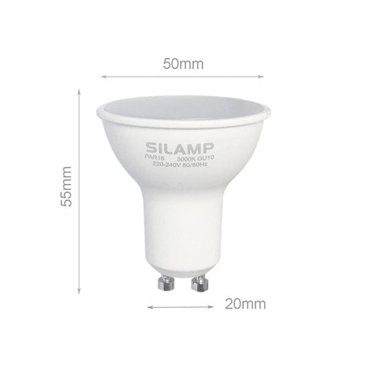 Ampoule LED GU10 8W 220V (Pack de 10)