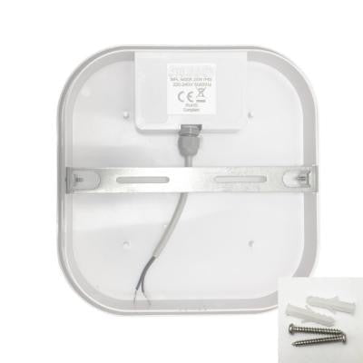 Applique LED Murale 20W BLANC Carré IP65 (Pack de 5)