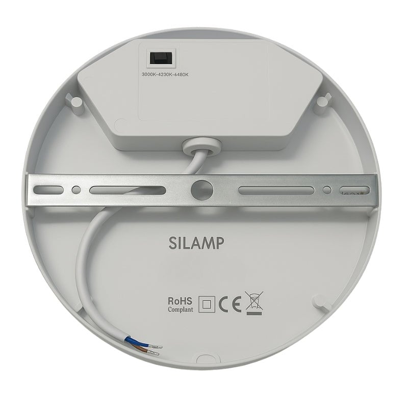 Applique LED Murale CCT 20W Blanche Hublot Ronde IP65 - 3000K/4000K/6500K