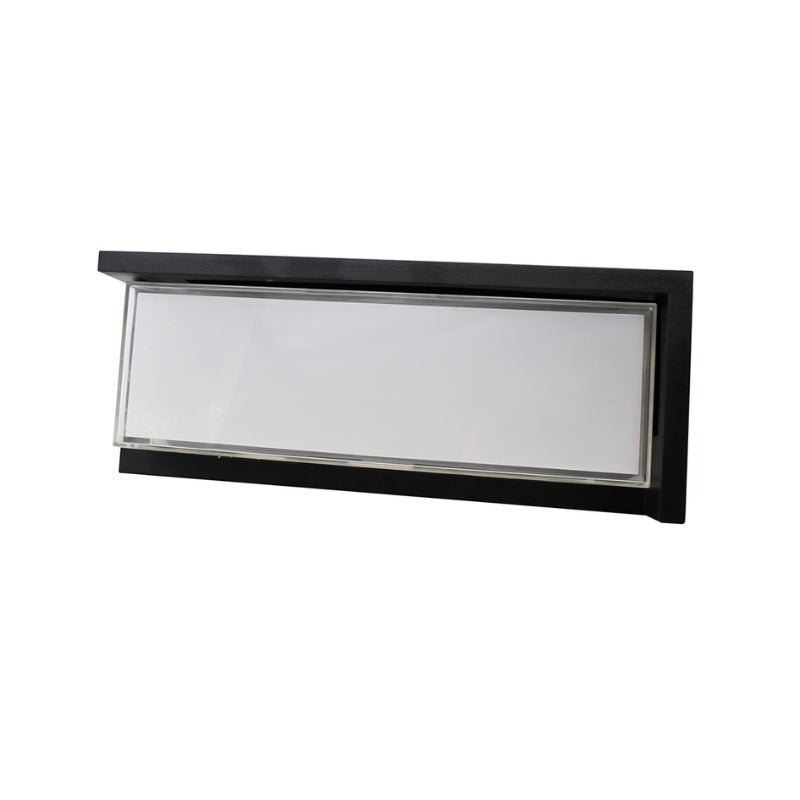 Applique LED Murale Extérieure Noire 24W Température de Lumière Variable - 3000K/4000K/6000K