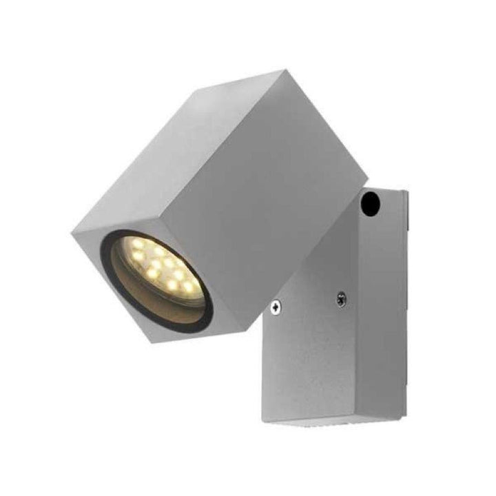 LED wall light IP44 adjustable for GU10 bulb