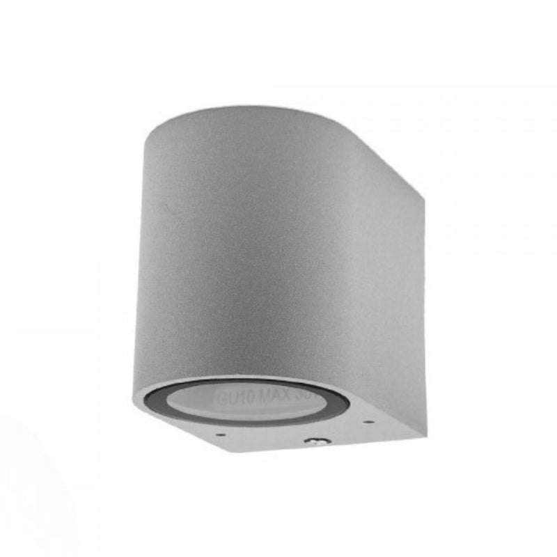 Applique Murale LED Gris IP44 pour Ampoule GU10