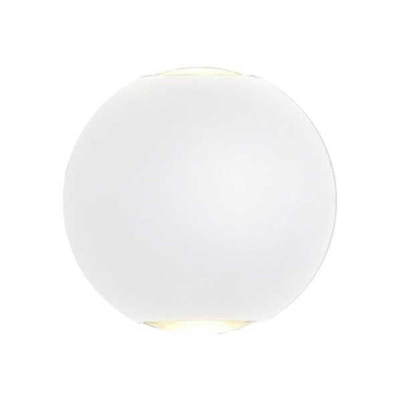 Applique Murale Design LED Double Faisceau IP54 6W Blanc