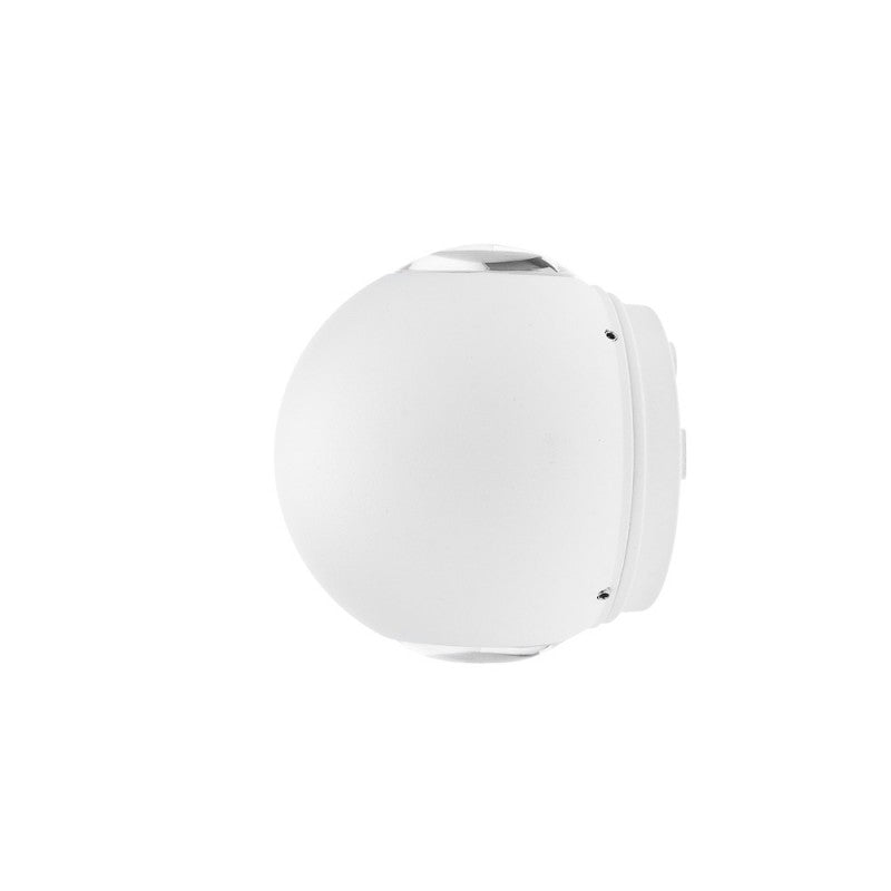 Applique Murale Design LED Double Faisceau IP54 6W Blanc
