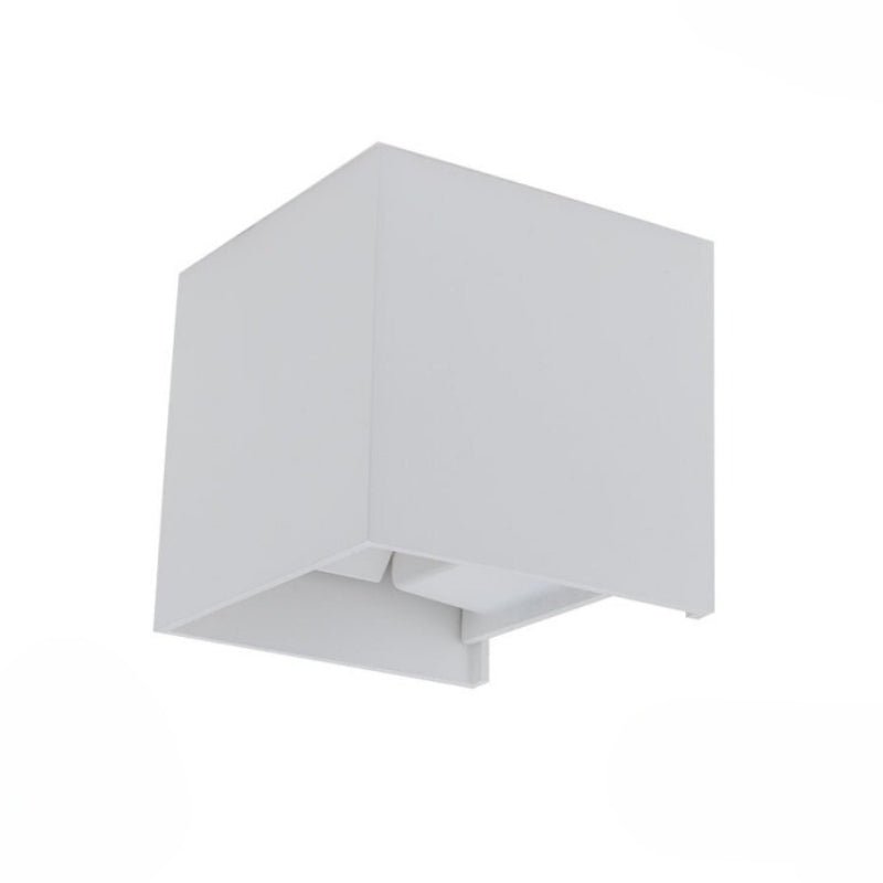 Applique Murale Design LED 12W IP54 Carré Blanc