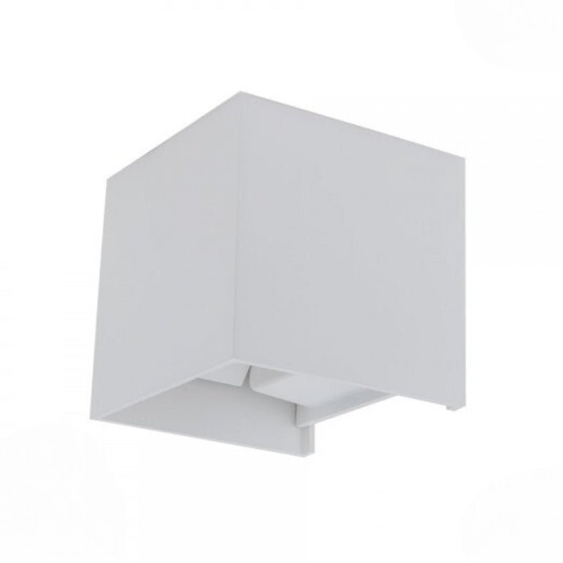 Applique Murale Design LED 6W IP54 Carré Blanc