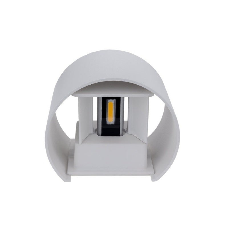 Applique Murale LED 6W IP54 Forme Arrondie Blanc