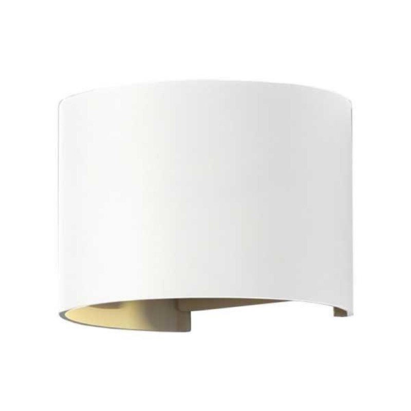 Applique Murale LED 6W IP54 Forme Arrondie Blanc