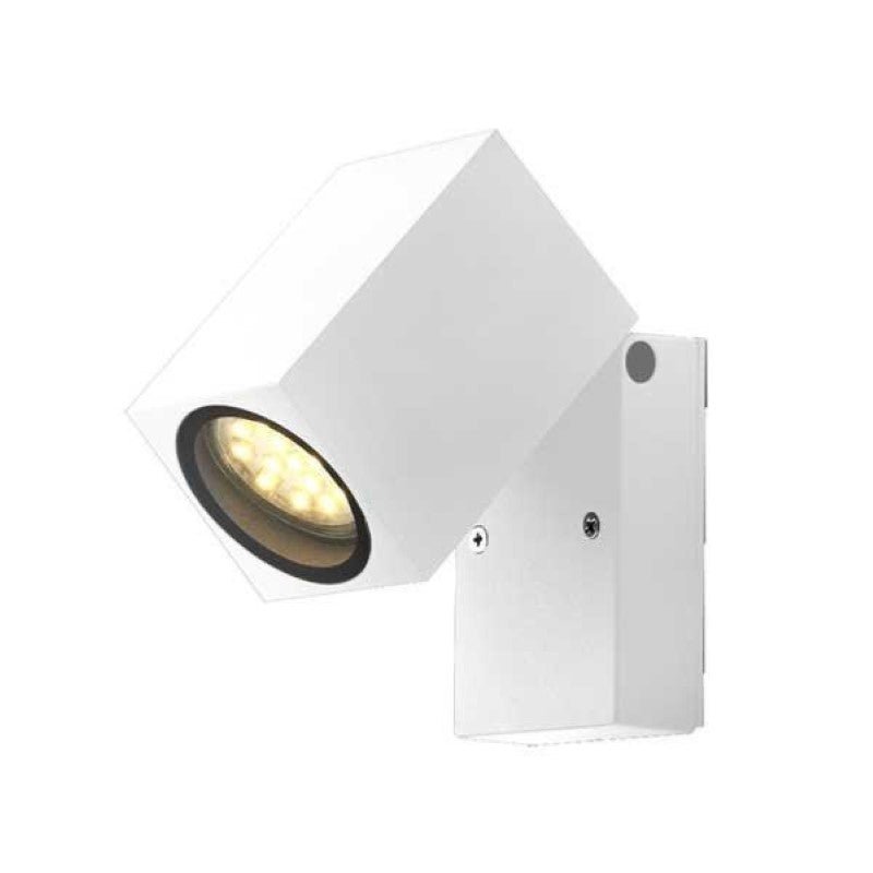 Applique Murale LED Blanc IP44 Orientable pour Ampoule GU10