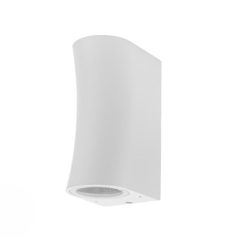 Applique Murale LED Blanc IP44 pour 2 Ampoules GU10