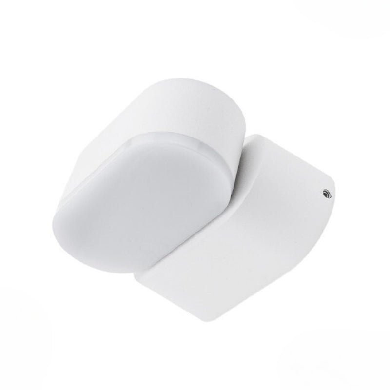 Applique Murale LED 6W IP54 Orientable Ovale Blanc