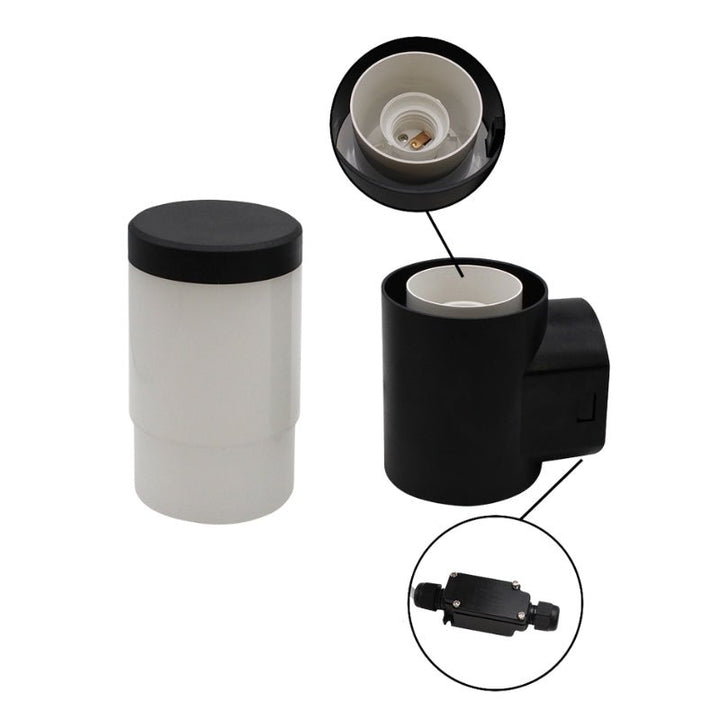 Applique Murale Extérieur Jardin Cylindre IP65 pour Ampoule E27