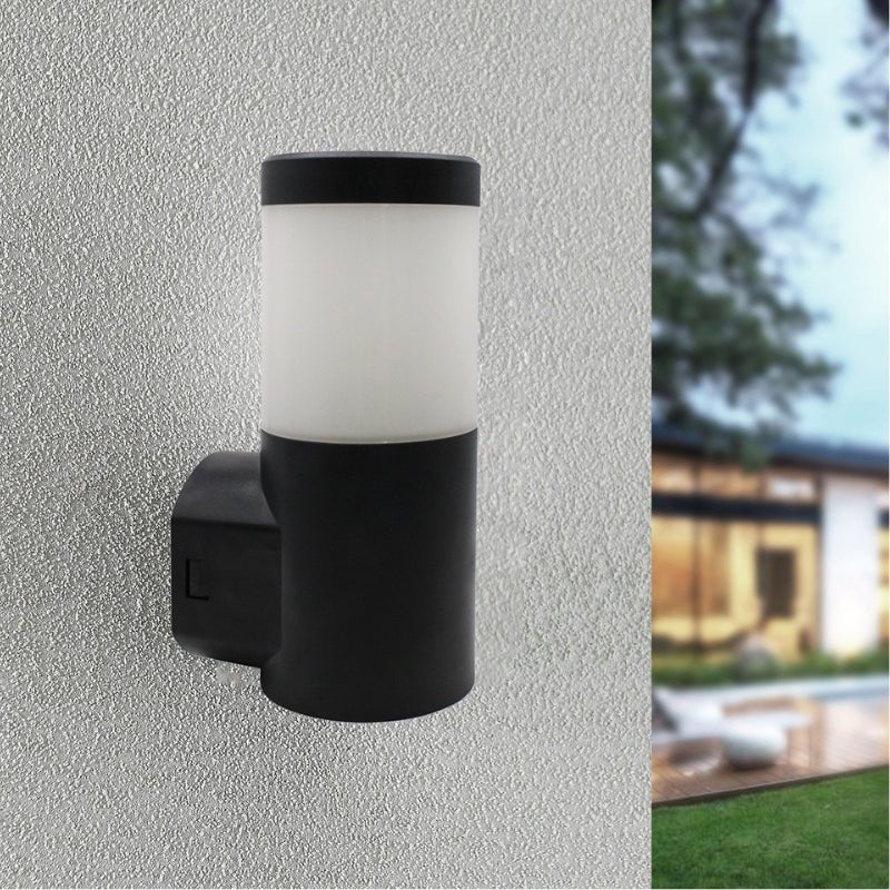 Applique Murale Extérieur Jardin Cylindre IP65 pour Ampoule E27