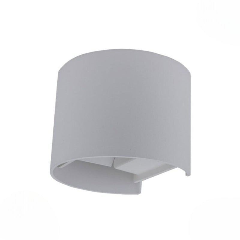 Applique Murale LED 6W IP54 Forme Arrondie Gris