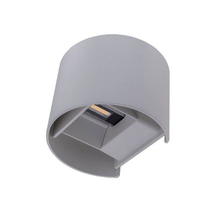 Applique Murale LED 6W IP54 Forme Arrondie Gris