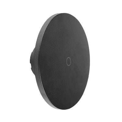 Applique Murale LED 12W CCT Disque Noir IP65