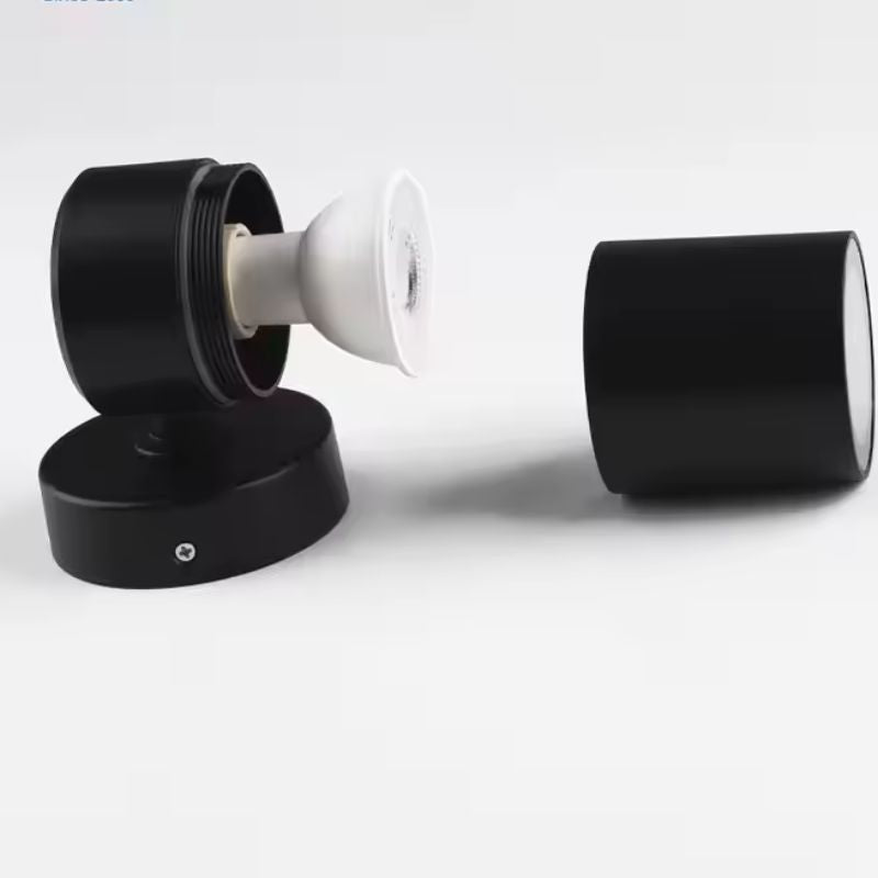 Applique murale LED Noire IP65 GU10 (Pack de 10)