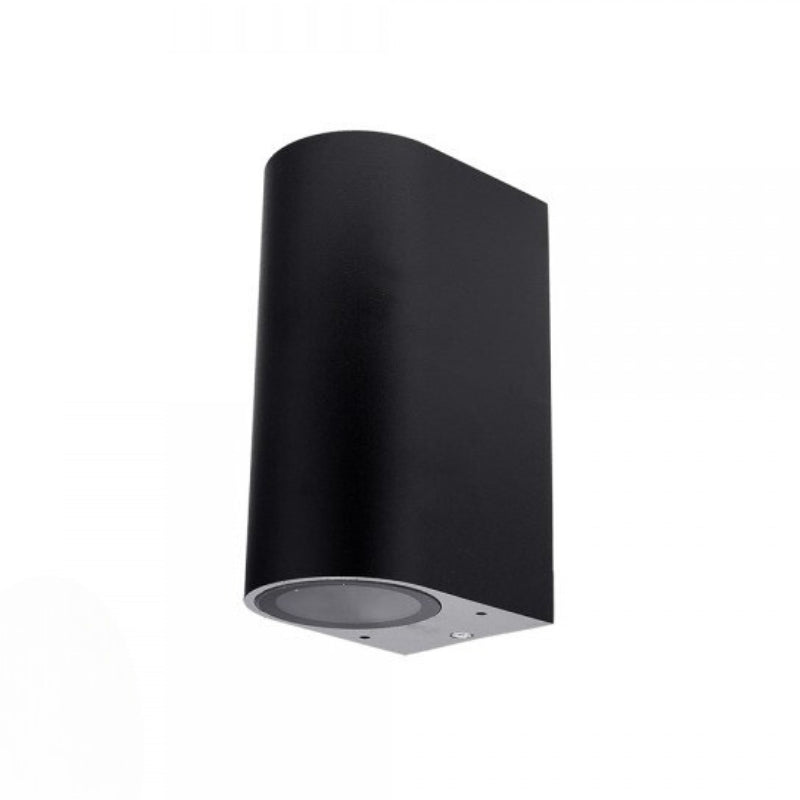 Applique Murale LED Noir IP44 Double Faisceau GU10
